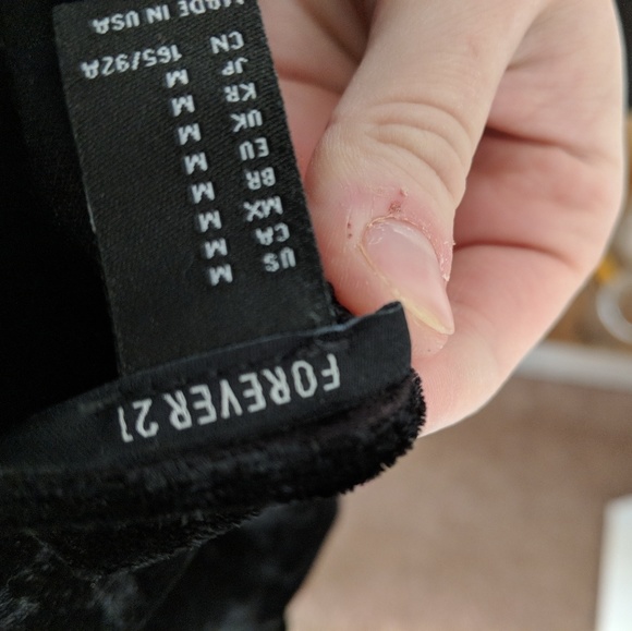 velvet tank top - Picture 2 of 2